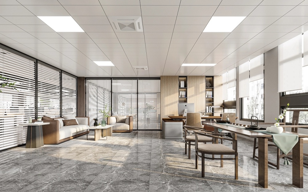 現(xiàn)代簡(jiǎn)約辦公室裝修案例